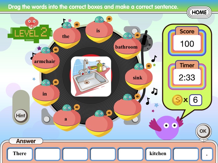 jumbled sentences app