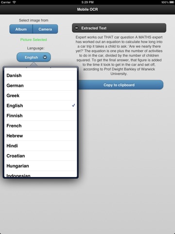 Mobile OCR for iPad Pro screenshot 4