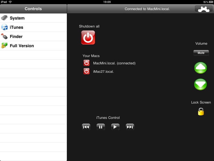 jfControl HD Lite - Allround Remote Control