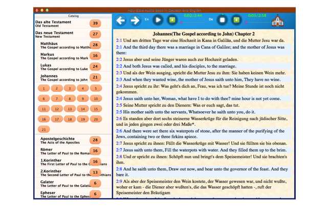 Bibel Hörbuch in Deutsch und Englisch(圖2)-速報App