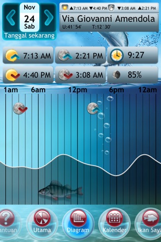 Fishing Deluxe Plus -- Best Fishing Times Calendar screenshot 3