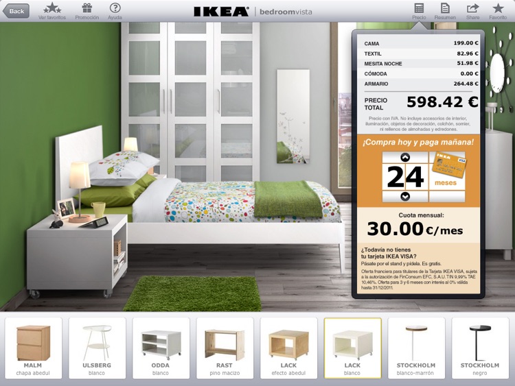 IKEA Bedroom Vista