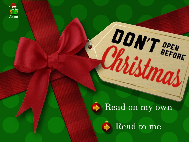 Don't Open Before Christmas