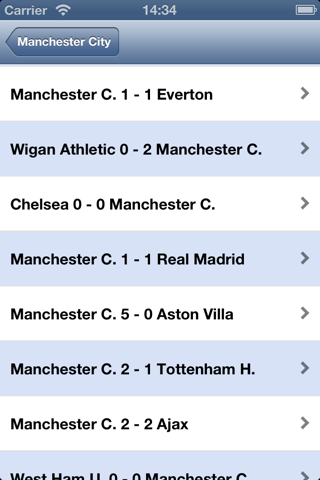 Live Scores for Manchester City screenshot 2