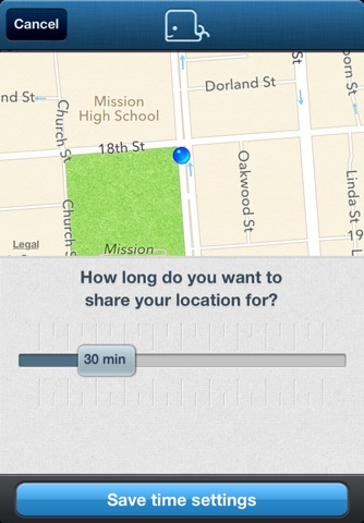 Moby Simple Location Sharing screenshot 2