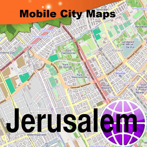 Jerusalem Street Map icon