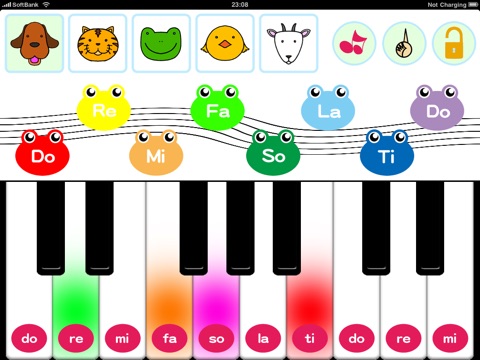 Touch Piano Animal 5 Lite for iPad screenshot 3