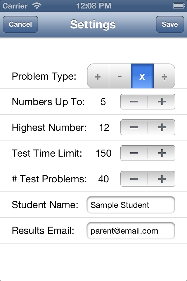 MathTimeAttack! screenshot 2