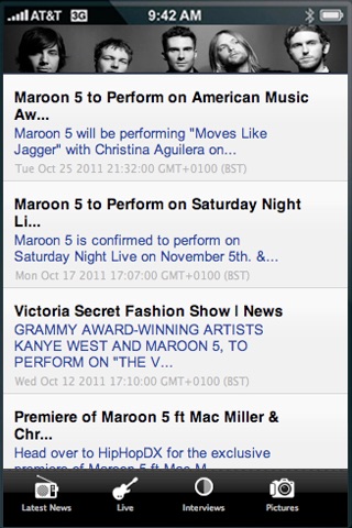 Maroon 5. screenshot 2