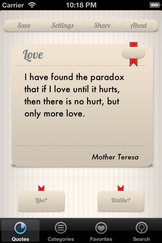 Love Quotes* screenshot 2