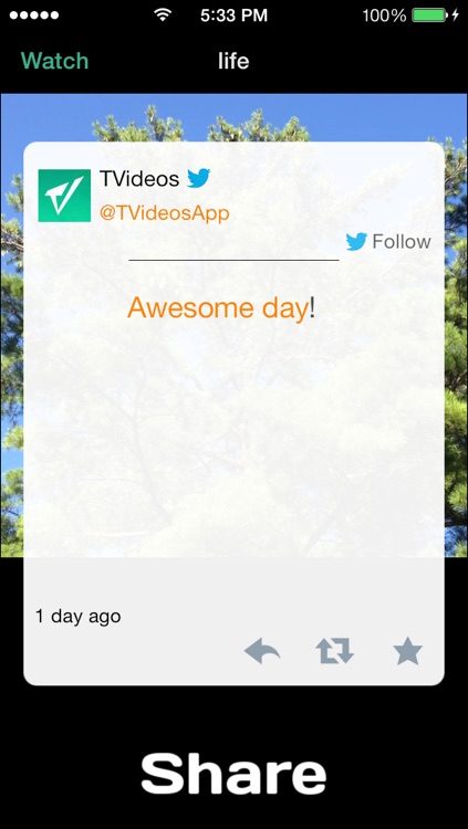 TVideos - Discover Vine Videos on Twitter and Watch as TV screenshot-4