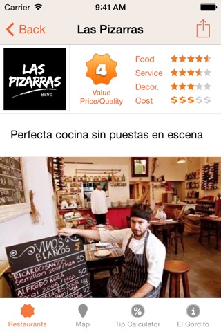 Gordito: Top 100 Restaurantes en Buenos Aires screenshot 2