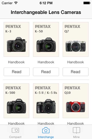 Pentax Camera Handbooks screenshot 2