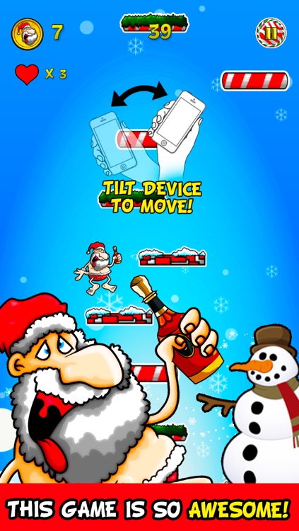 A Drunk Santa! FREE : Half Naked Hussle Game - By Dead Cool Apps