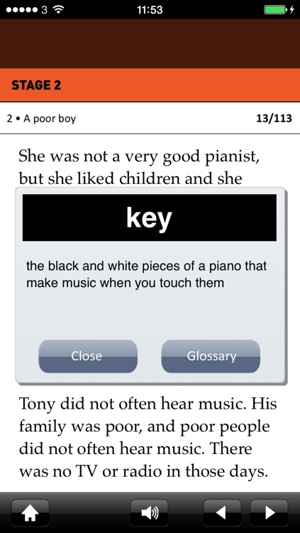 The Piano: Oxford Bookworms Stage 2 Reader (for iPhone)