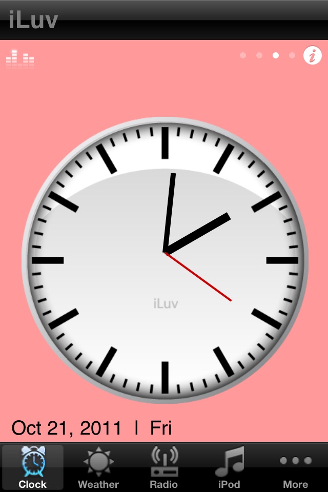 Alarm Clock HD by iLuv screenshot 3