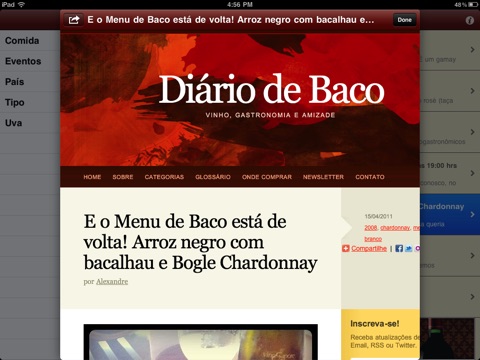 Enoblogs for iPad screenshot 2