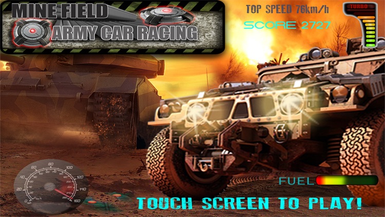 Mine Field Army Car Racing Pro