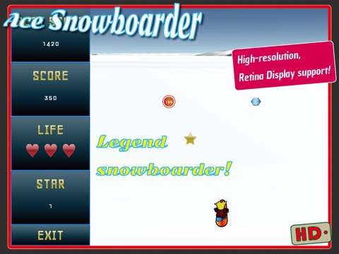 Ace Snowboarder HD screenshot 2