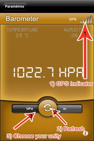 Barometer for iPhone & iPod Touch screenshot 2