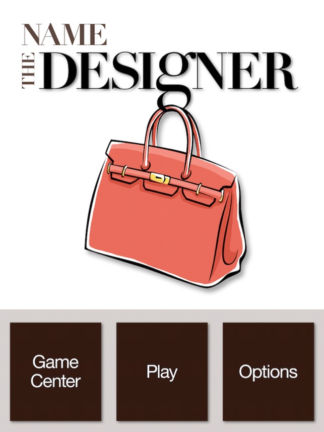 Name The Designer Handbags for iPad FREE