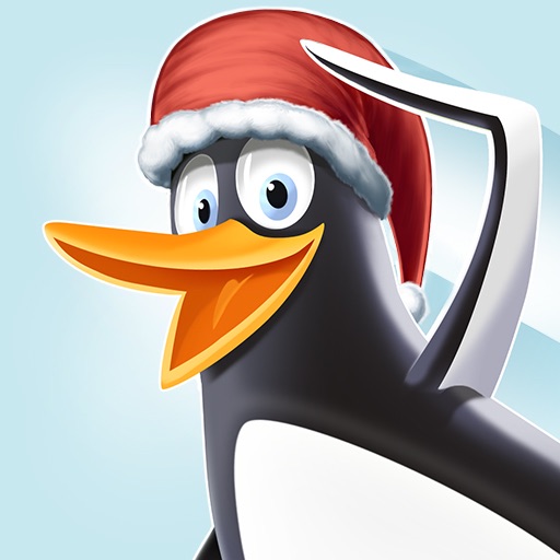 Crazy Penguin Christmas icon