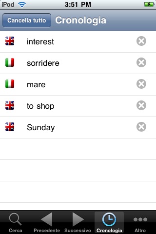 Dizionario Inglese Italiano screenshot 3