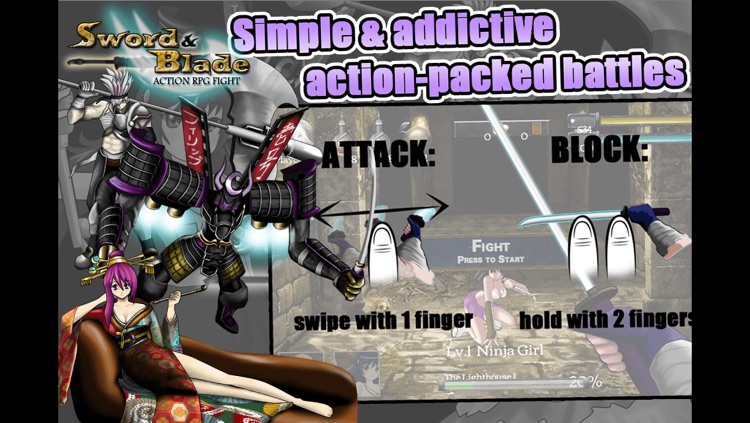 Sword and Blade Action RPG Fight screenshot-3