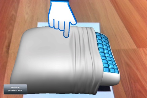 Technogel Sleeping Pillow Augmented Reality App screenshot 4
