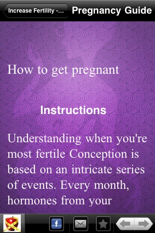 Increase Fertility - Pregnancy Guide screenshot 3