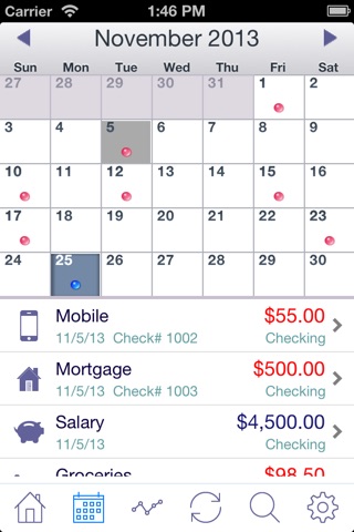iAccount - Checkbook, Spending, Income and Accounts Tracker screenshot 4