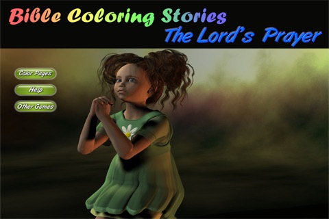 Bible Coloring Stories Lords Prayer(圖1)-速報App