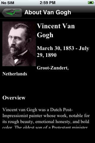 My-Guide to Van Gogh screenshot 2