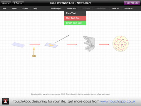 Bio Flowchart Lite screenshot 4