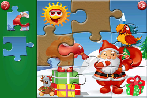 Amazing Santa jigsaw puzzle - free kids games screenshot 2