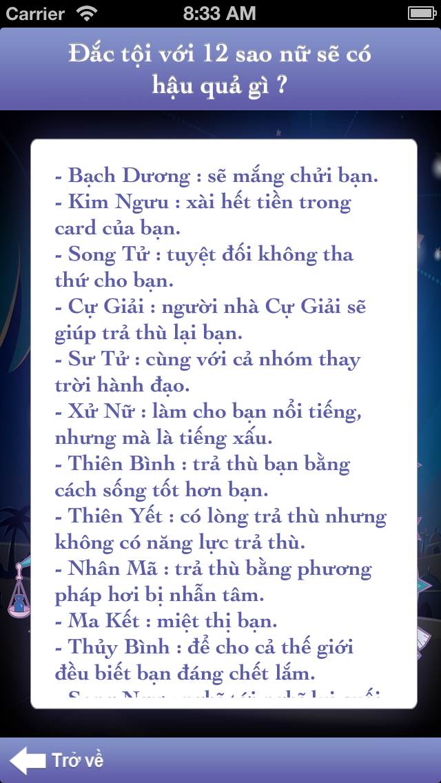 How to cancel & delete Mat Ngu 12 Chom Sao from iphone & ipad 4