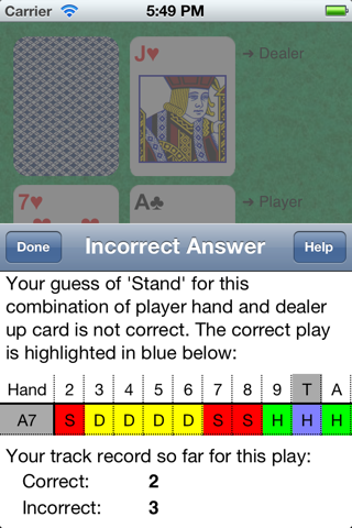 Blackjack Mentor screenshot 2