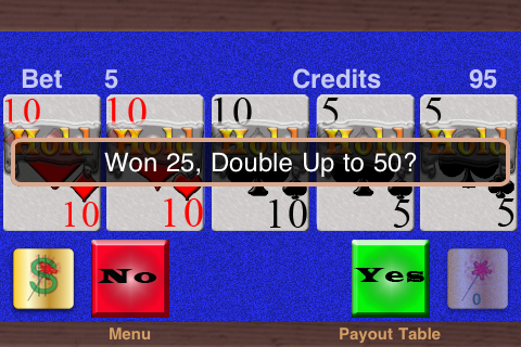 TouchPlay Joker Poker Video Poker Lite screenshot 2