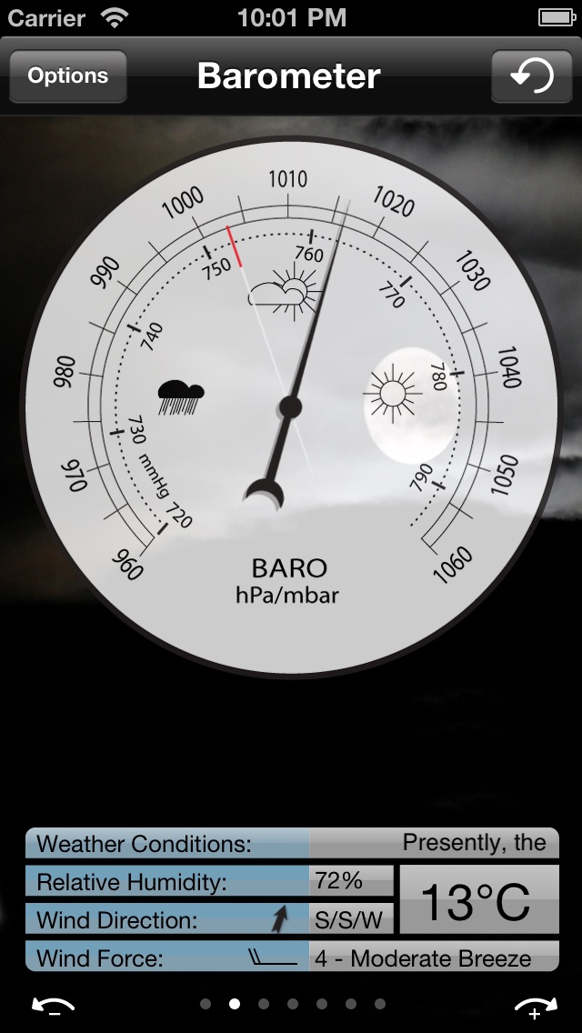 Barometer for iPhone Screenshot 2
