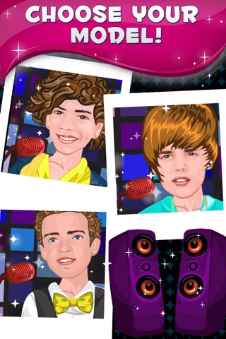 Virtual Boyfriend Dressup Fever - My Fun Glam Fashion Dress Up Game With Justin for Kids And Girls One Direction Version FREE screenshot 2