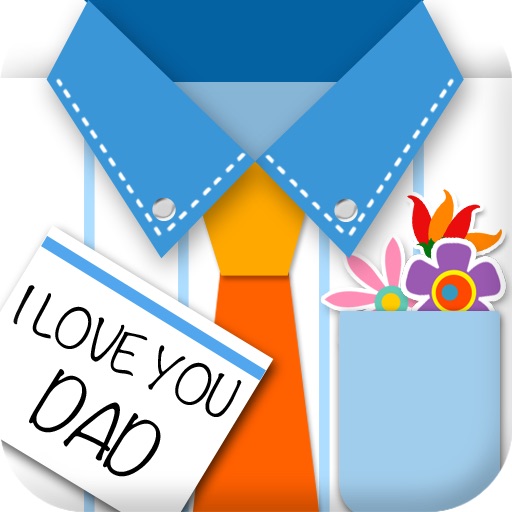 Father's Day Card Builder for iPad icon