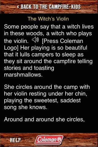 Coleman® Campfire Tales screenshot 3