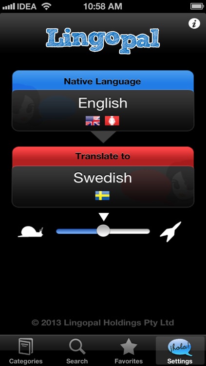 Lingopal Swedish LITE - talking phrasebook