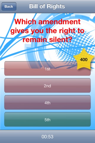 The Amendments Quiz screenshot 2