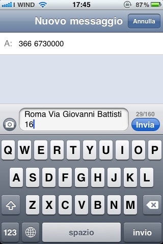 SMS Taxi screenshot 3