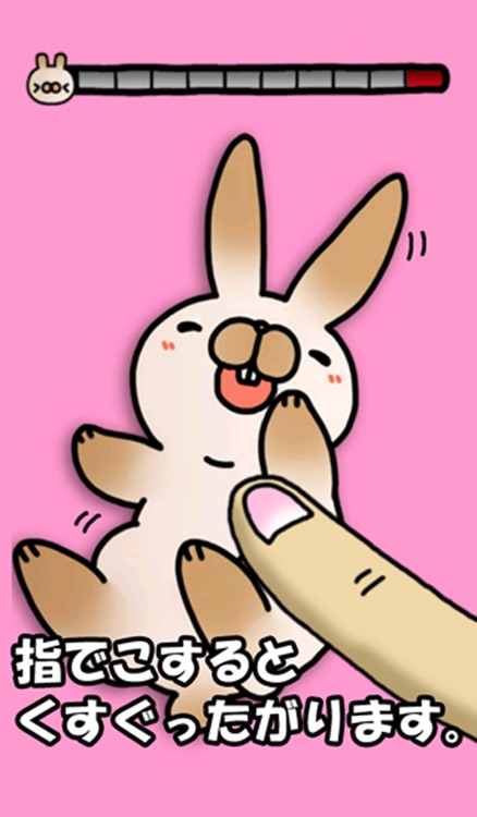 Tickling rabbit