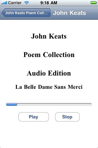 John Keats Poem Collection - Audio Edition screenshot 2