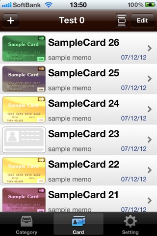 CardFolderLite screenshot 2