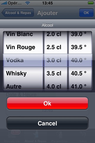 Easy BAC Lite : votre taux d'alcool screenshot 3