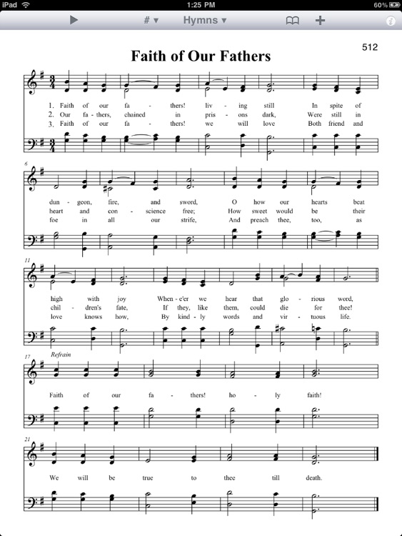 Hymnal Songs of the Church